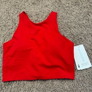 Athleta Conscious Crop A-C | Made for A-C cups | Color: Coral